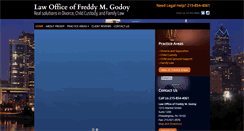 Desktop Screenshot of freddygodoylaw.com